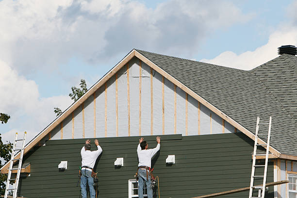 Professional Siding Repair technician working in Courtland, VA